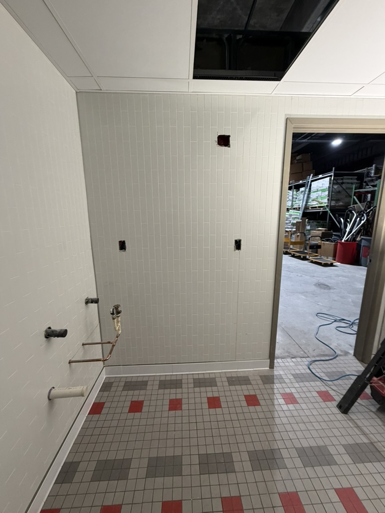 New tiled service area at Raymond James Stadium